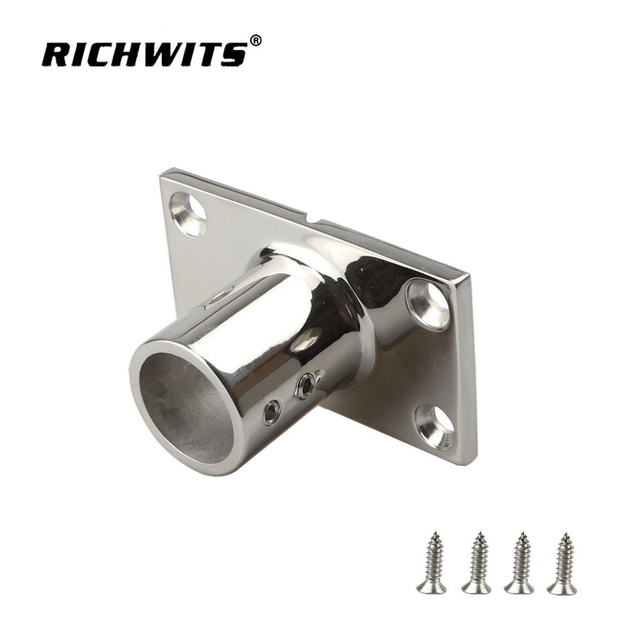  船用五金件不锈钢 316 90 度导轨底座适用于船用游艇 