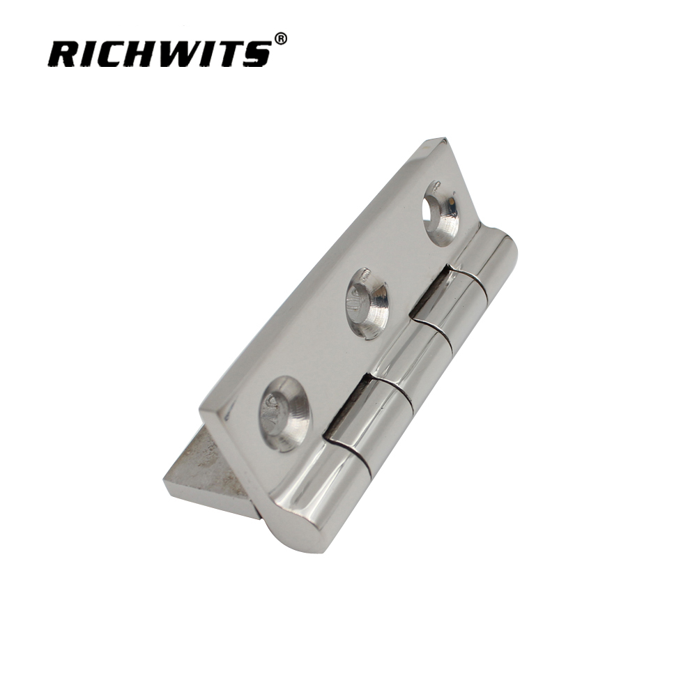  重型金属家具门铰链对接不锈钢铰链 50*75