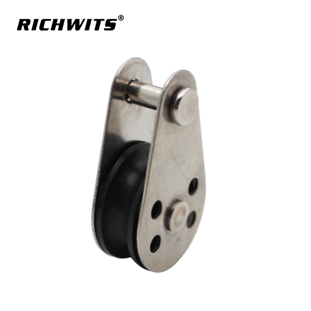 钢丝绳挂线拖轮 SS304 滑轮组