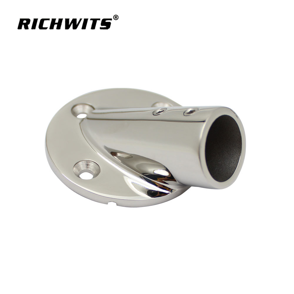  船用30度圆轨底座316不锈钢 