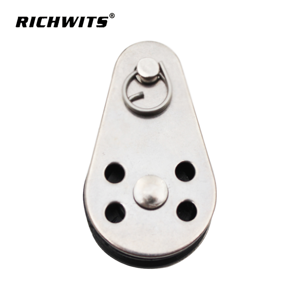 钢丝绳挂线拖轮 SS304 滑轮组