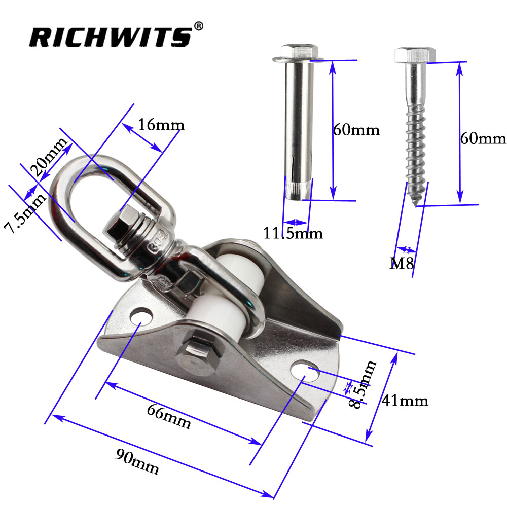 重型 304 不锈钢吊床套件