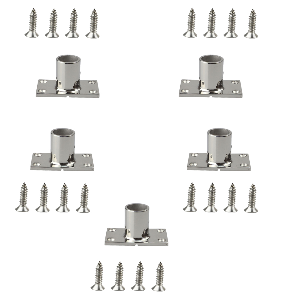  船用五金件不锈钢 316 90 度导轨底座适用于船用游艇 