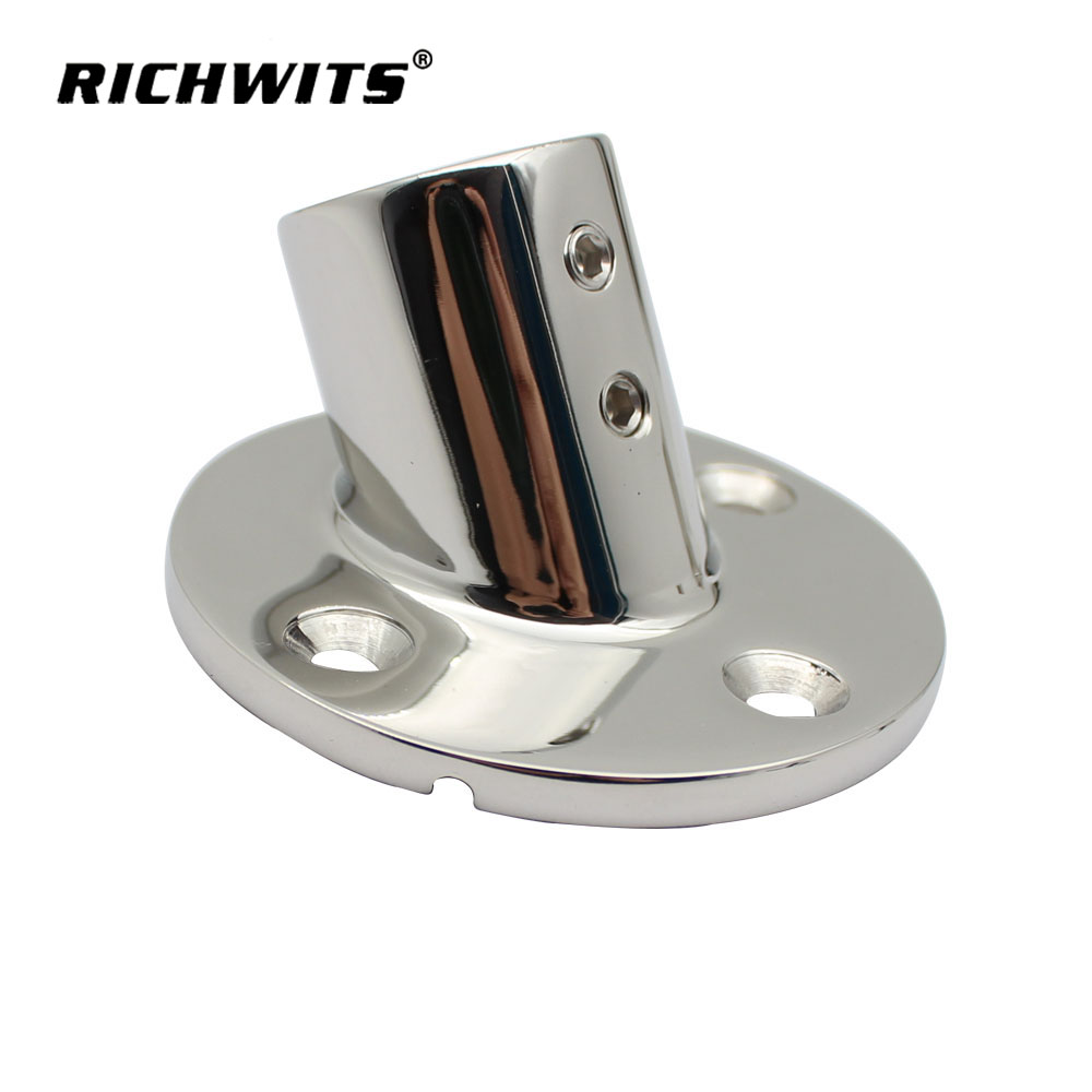  船用60度圆轨底座316不锈钢 