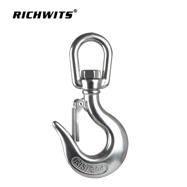 不锈钢旋转眼滑行起重机链钩