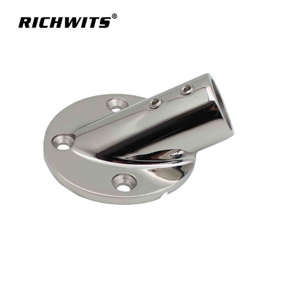  船用30度圆轨底座316不锈钢 