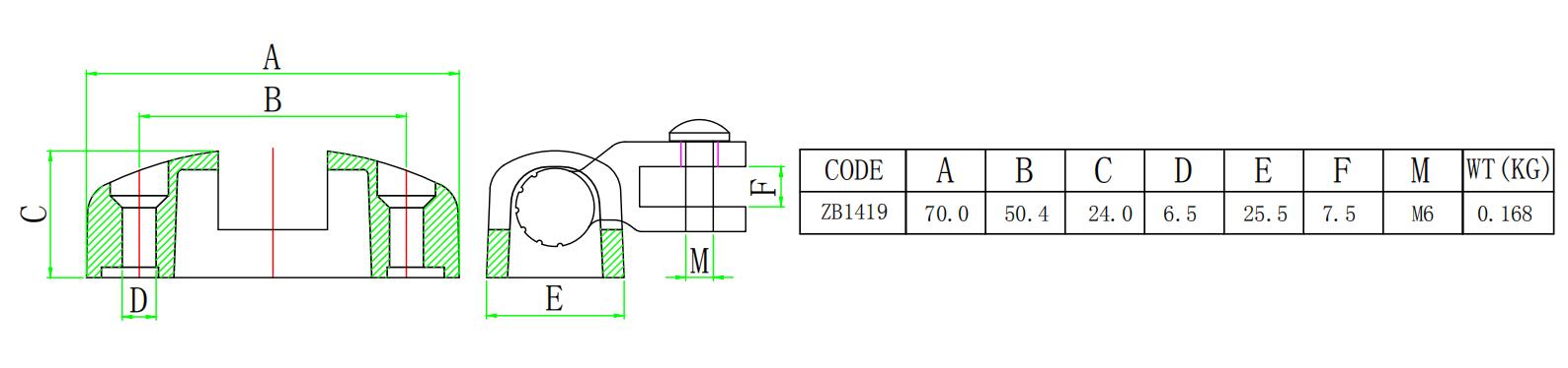 工厂制造比米尼甲板铰链旋转安装座