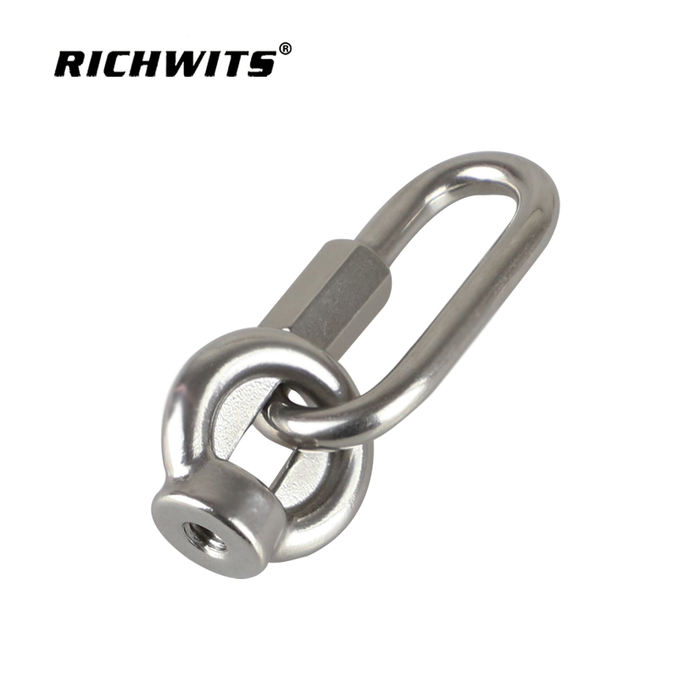 304不锈钢船用有眼螺母