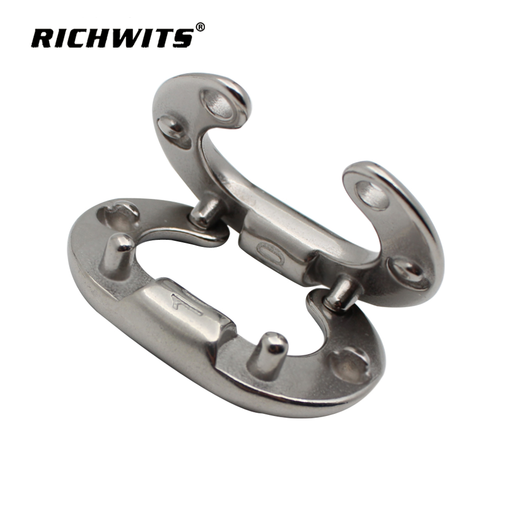 不锈钢 316 链条快拆铰链