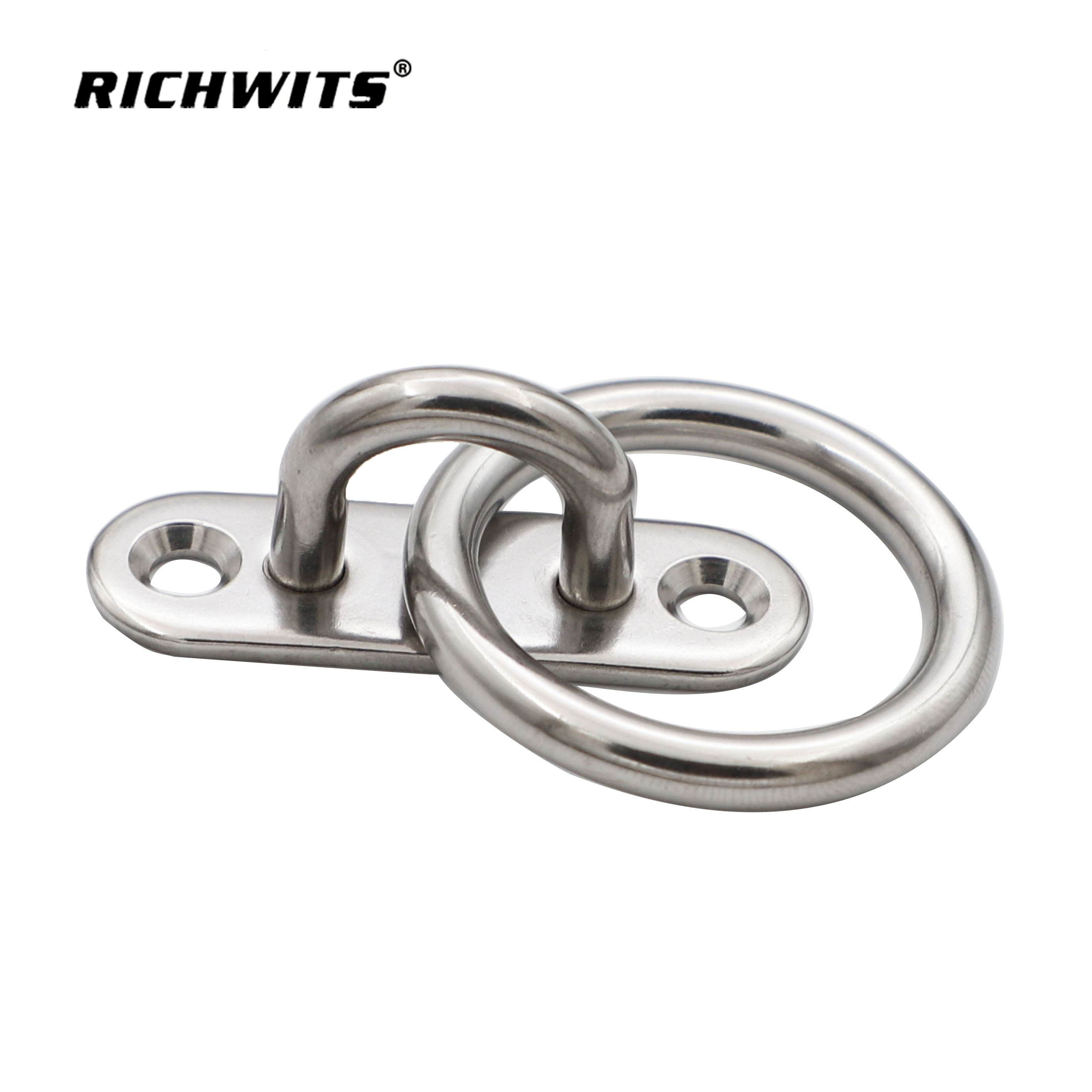 抛光304 316不锈钢长方形垫眼