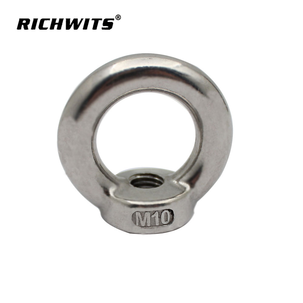 不锈钢 304/316 吊环螺栓，带螺母 DIN582 