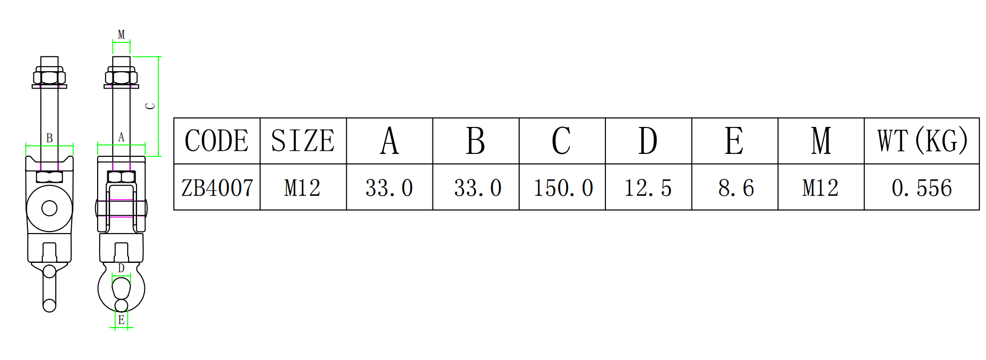 304不锈钢户外吊床套件
