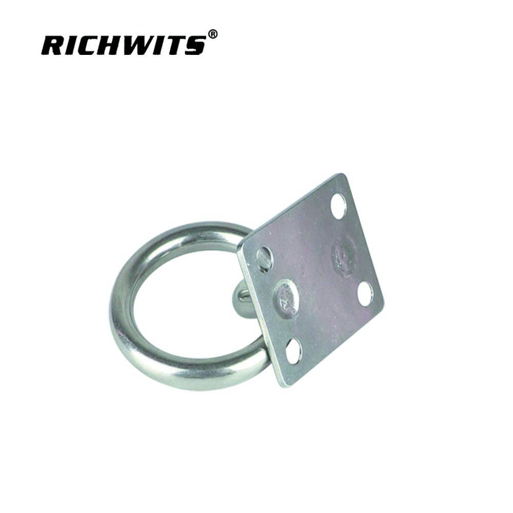  方形不锈钢系泊环眼板