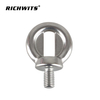 304不锈钢船用吊环螺丝钩 