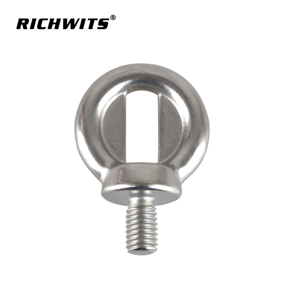304不锈钢船用吊环螺丝钩 