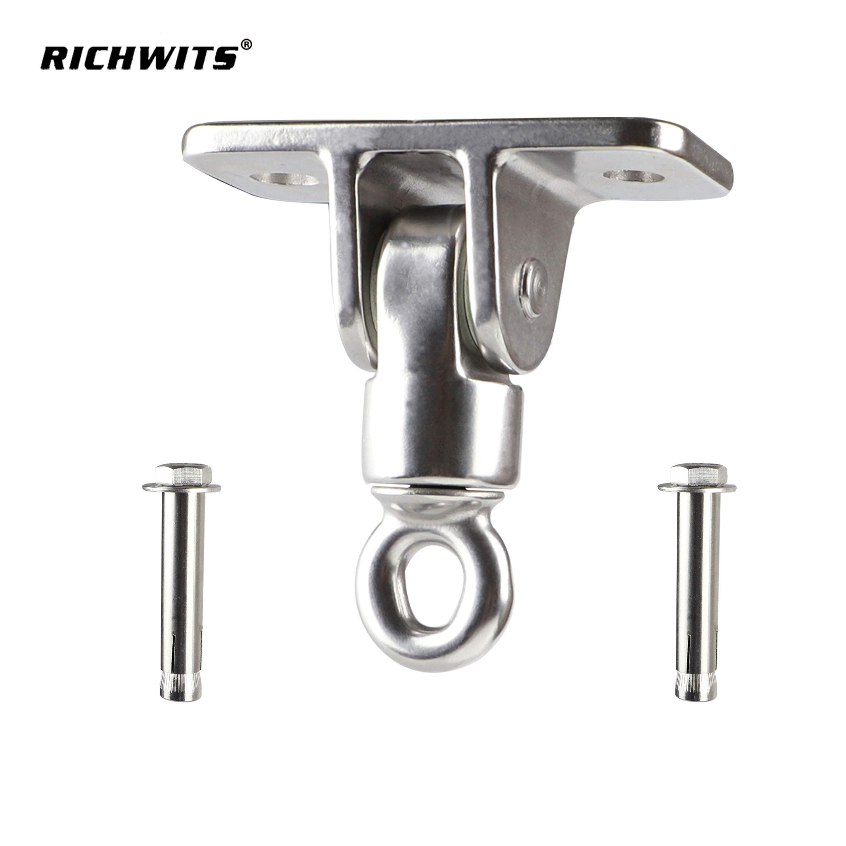  不锈钢旋转板环秋千架吊床悬挂套件