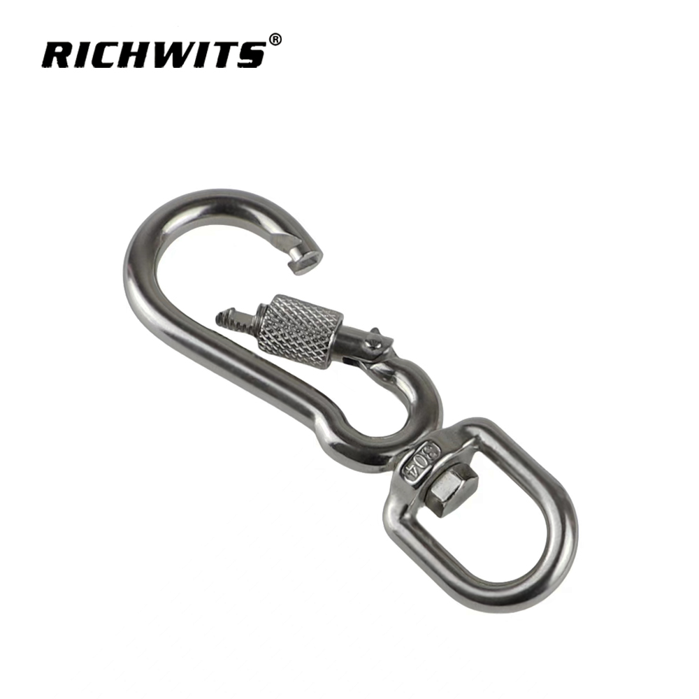 便宜的旋转狗绳钩不锈钢工厂