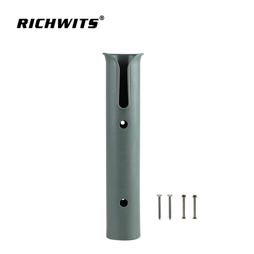 钓鱼竿配件耐用单管安装支架插座架 ABS 塑料钓鱼竿杆架