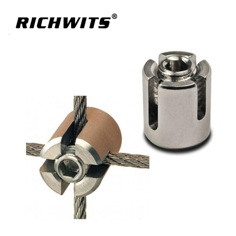  钢丝绳交叉网格夹 5mm 钢丝交叉夹 钢丝绳夹