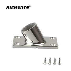  不锈钢 316 船用配件 60 度导轨底座 