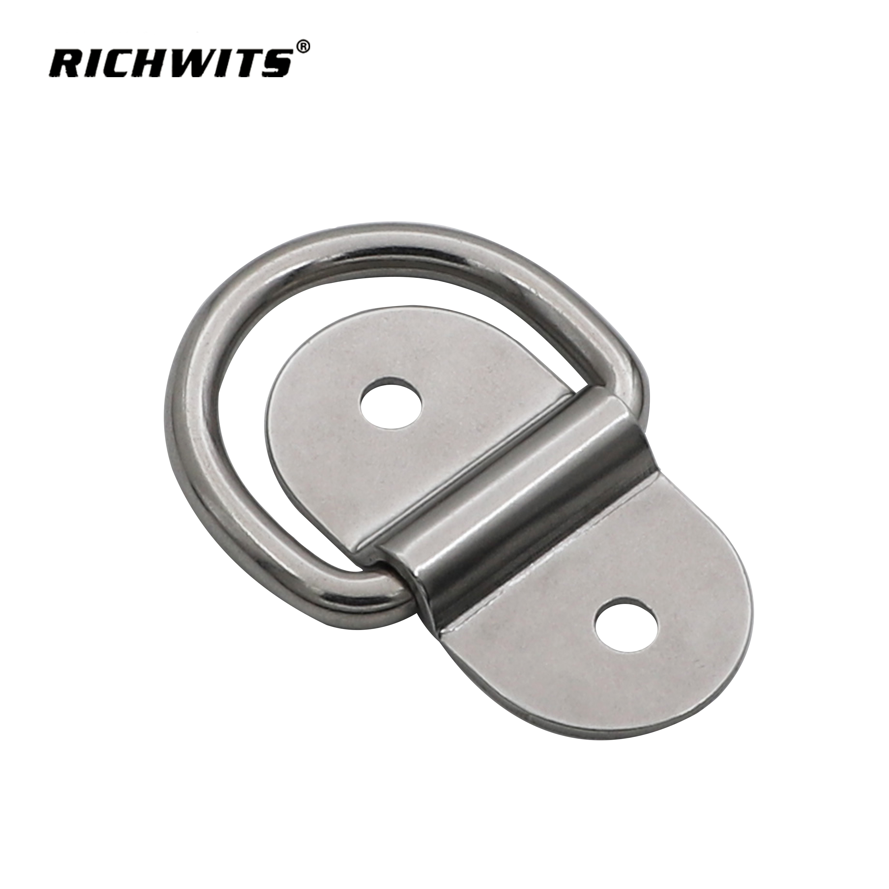 出厂价不锈钢 304 双孔 D 形舱口适用于地板卡车拖车游艇